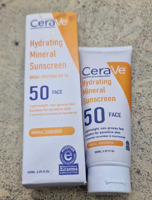 Cerave Hydrating Mineral Sunscreen